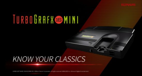 E3：科乐美推出新主机TurboGrafx-16Min